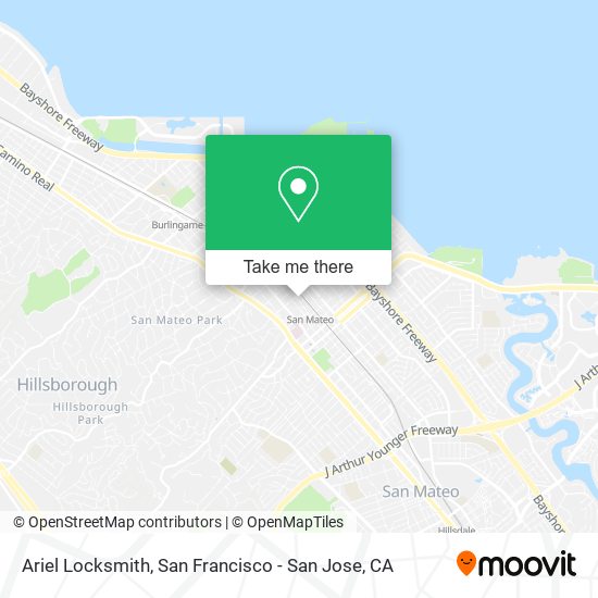 Mapa de Ariel Locksmith