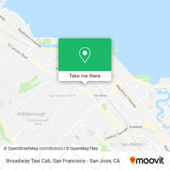 Mapa de Broadway Taxi Cab