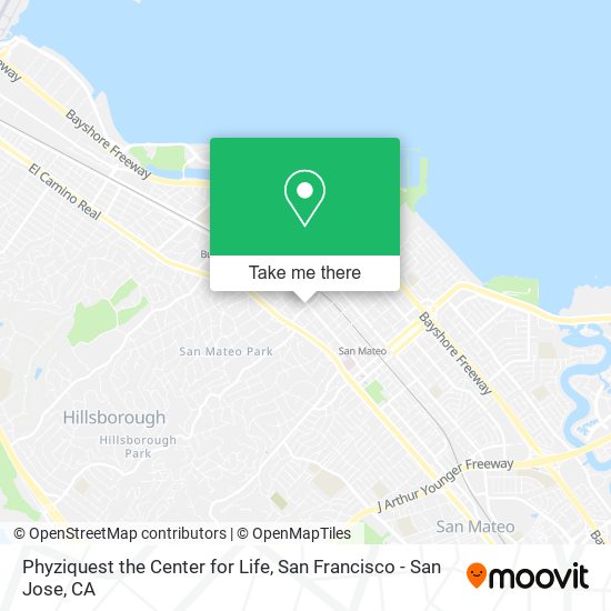 Mapa de Phyziquest the Center for Life