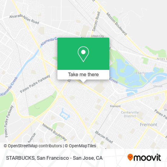 Mapa de STARBUCKS