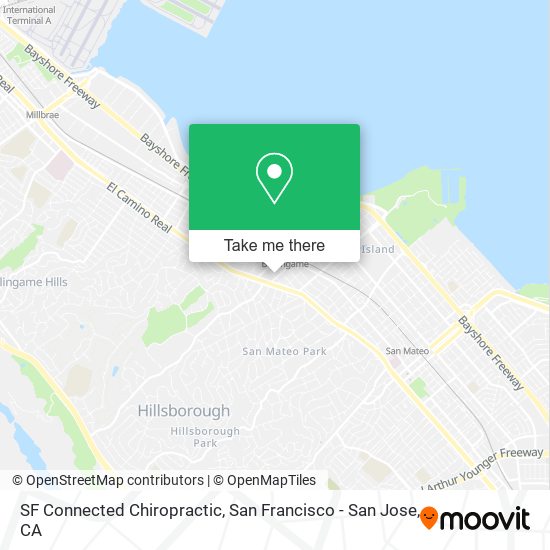 SF Connected Chiropractic map