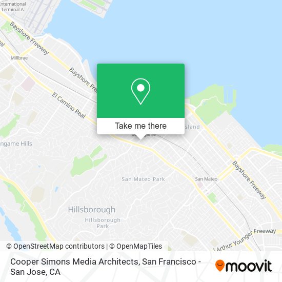 Mapa de Cooper Simons Media Architects