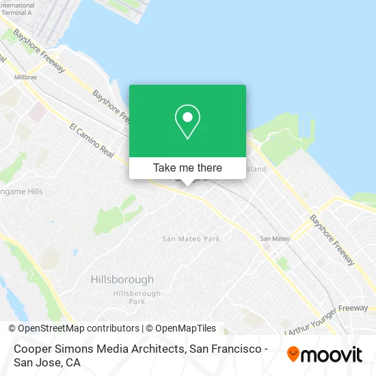 Cooper Simons Media Architects map