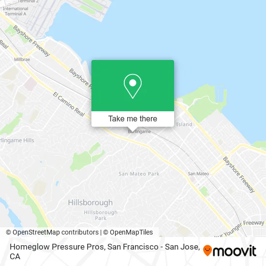 Homeglow Pressure Pros map