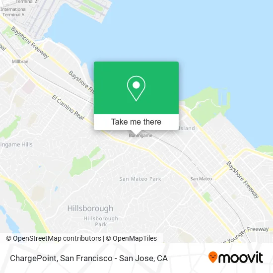 Mapa de ChargePoint