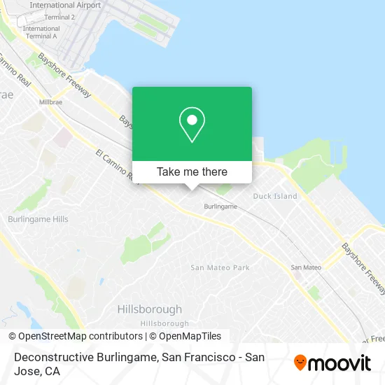 Deconstructive Burlingame map