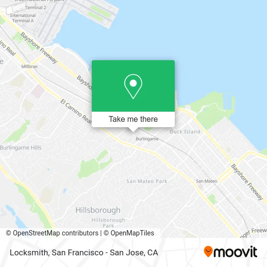 Locksmith map