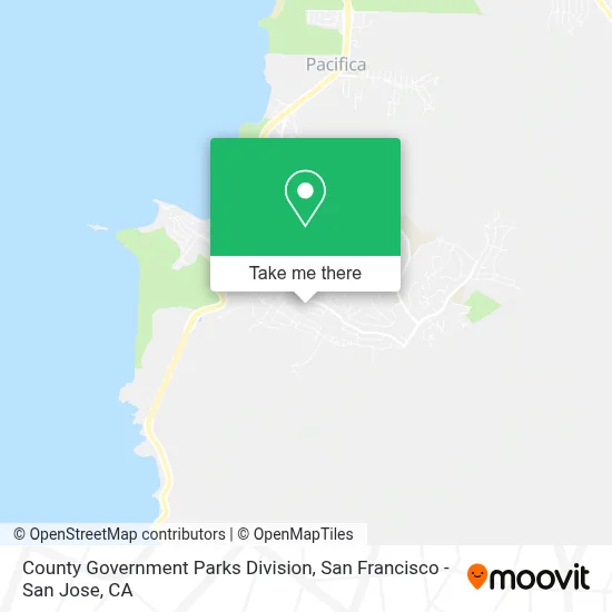 County Government Parks Division map