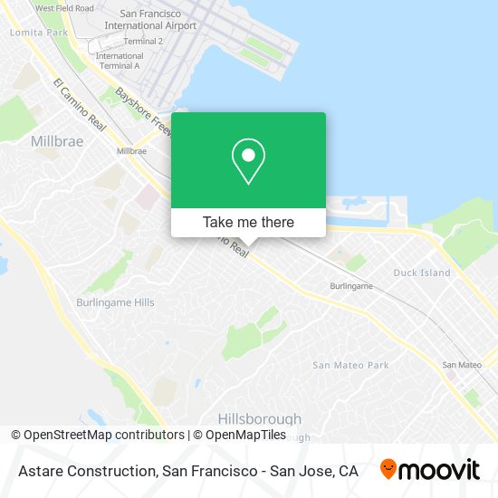 Mapa de Astare Construction
