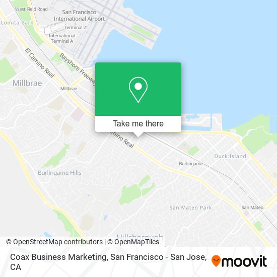 Coax Business Marketing map