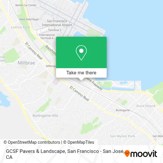 GCSF Pavers & Landscape map