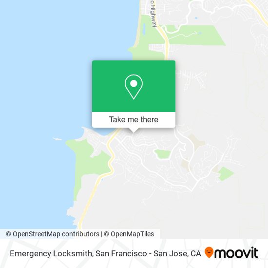 Emergency Locksmith map