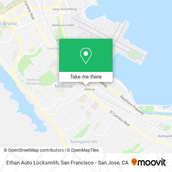 Mapa de Ethan Auto Locksmith