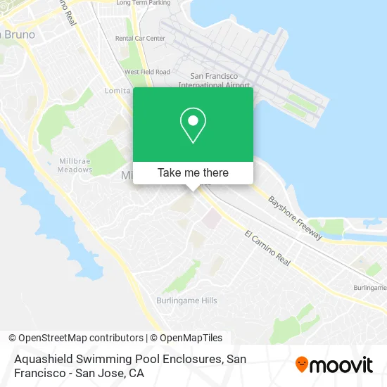 Mapa de Aquashield Swimming Pool Enclosures