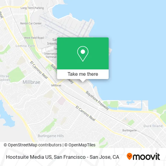 Mapa de Hootsuite Media US