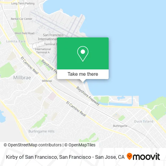 Mapa de Kirby of San Francisco