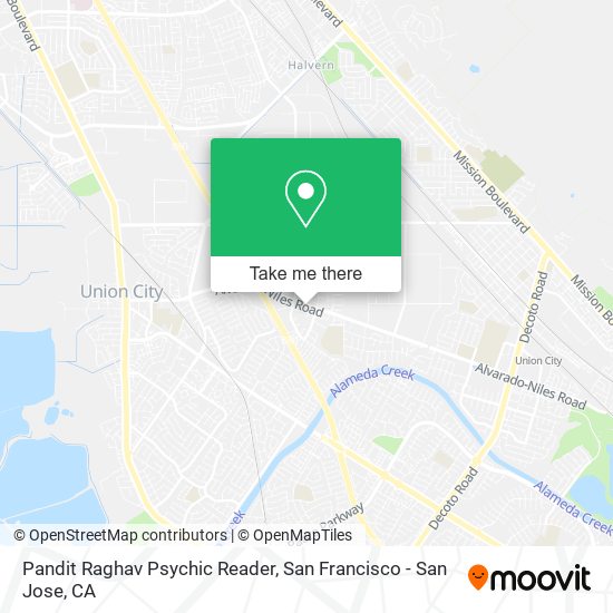 Mapa de Pandit Raghav Psychic Reader