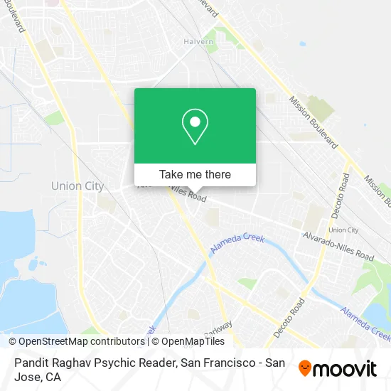 Mapa de Pandit Raghav Psychic Reader