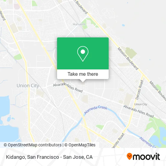 Mapa de Kidango
