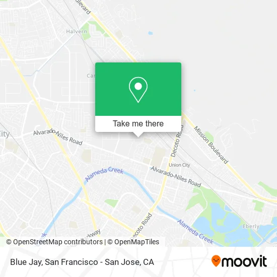 Mapa de Blue Jay