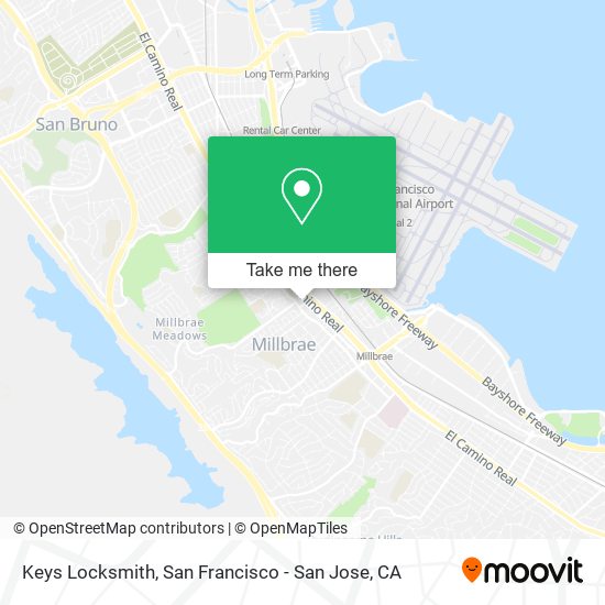 Keys Locksmith map