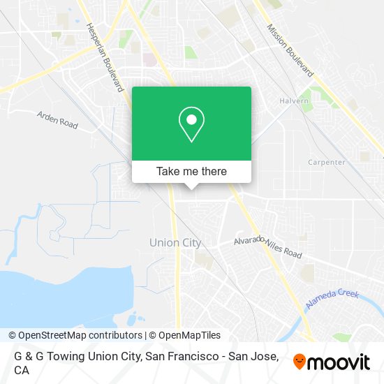G & G Towing Union City map