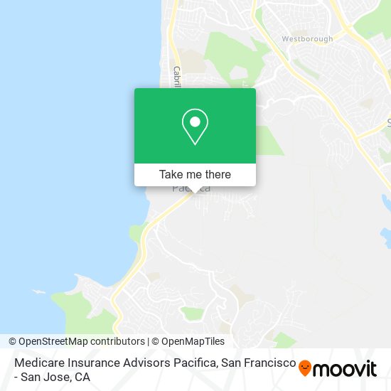 Medicare Insurance Advisors Pacifica map