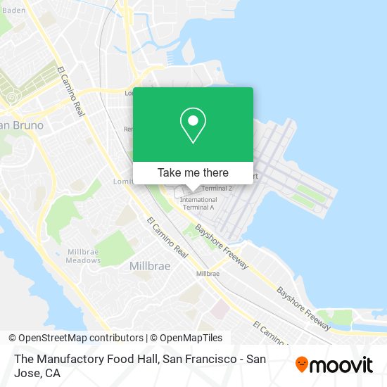 Mapa de The Manufactory Food Hall