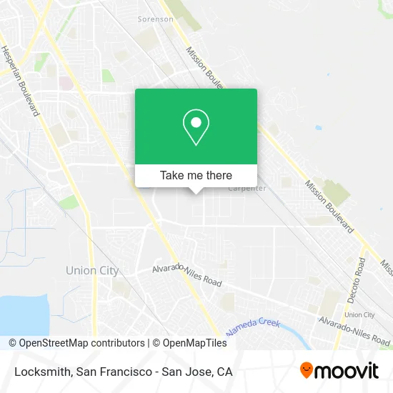 Locksmith map
