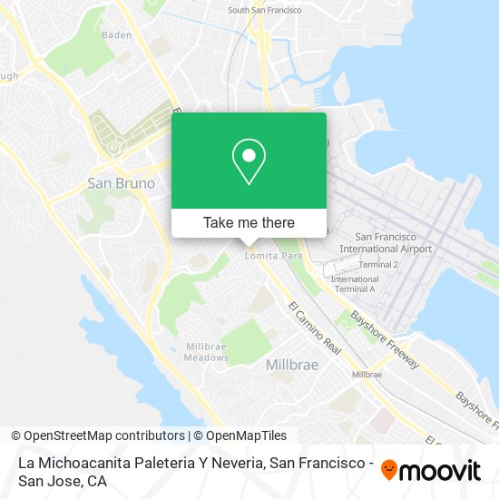 Mapa de La Michoacanita Paleteria Y Neveria