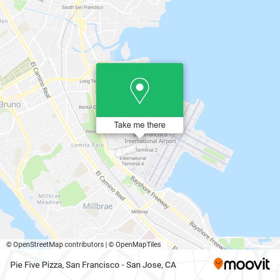 Mapa de Pie Five Pizza