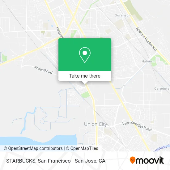 STARBUCKS map
