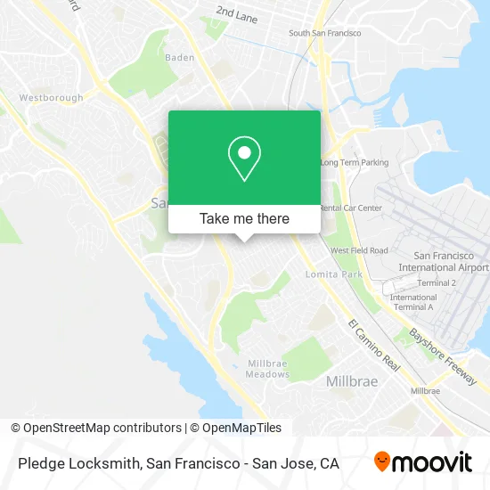 Pledge Locksmith map