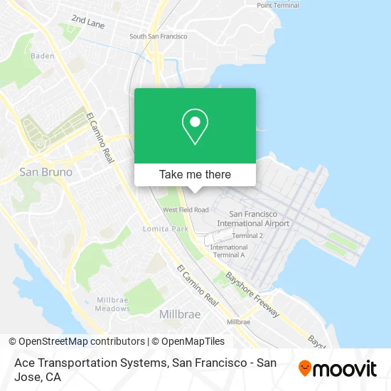 Ace Transportation Systems map