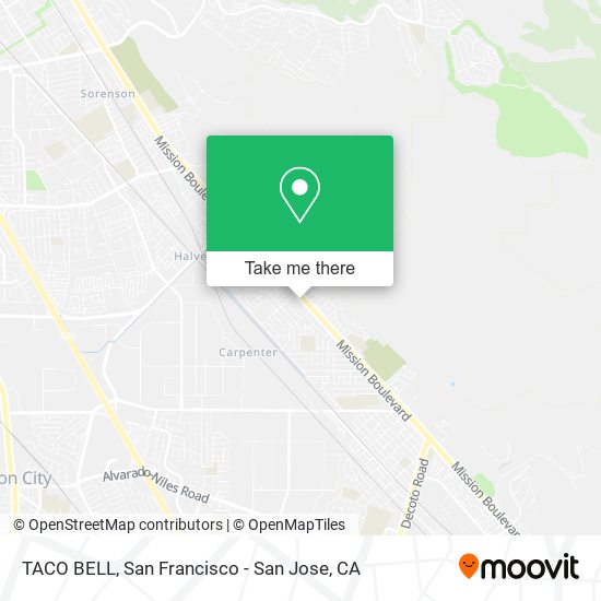 TACO BELL map