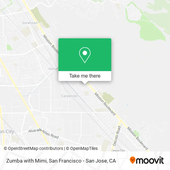 Mapa de Zumba with Mimi
