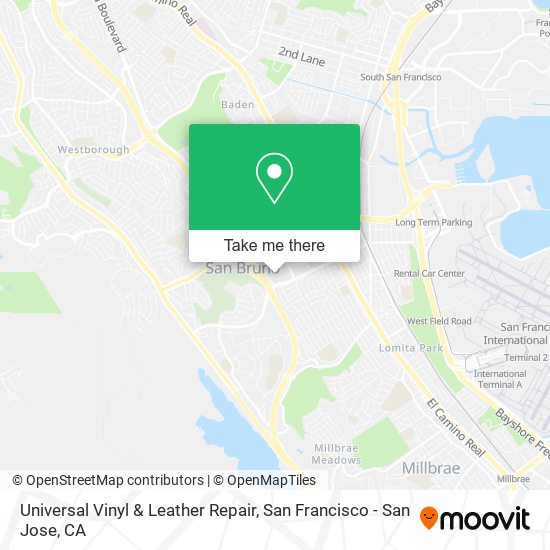 Universal Vinyl & Leather Repair map