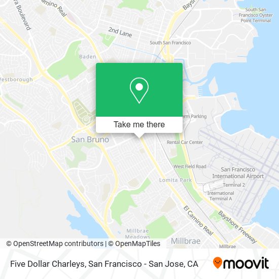 Mapa de Five Dollar Charleys