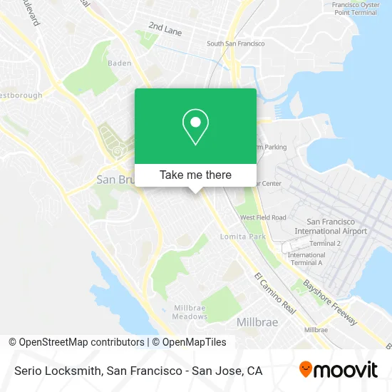 Serio Locksmith map
