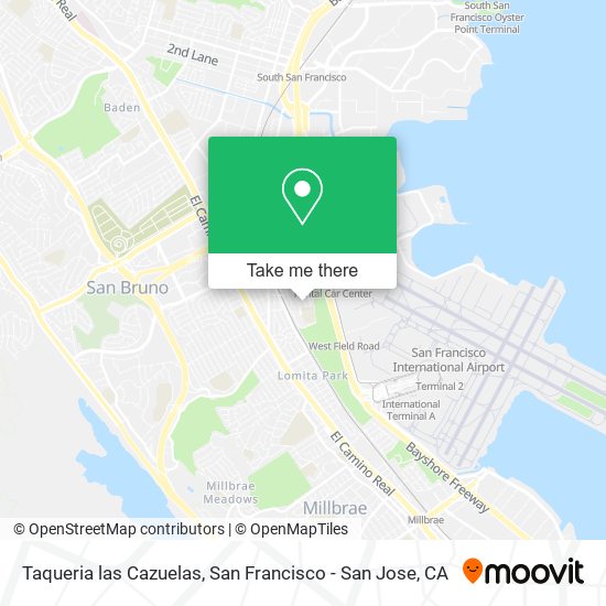 Taqueria las Cazuelas map