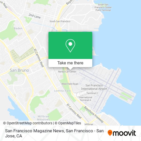 San Francisco Magazine News map
