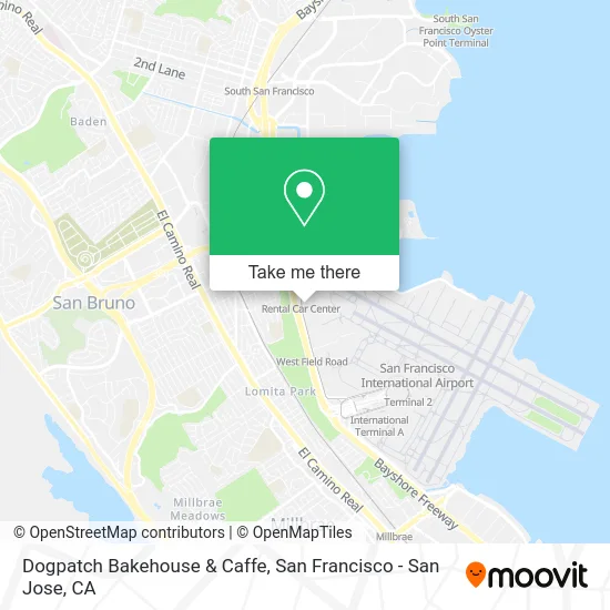 Dogpatch Bakehouse & Caffe map