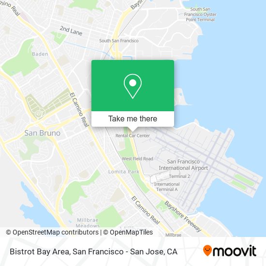 Mapa de Bistrot Bay Area