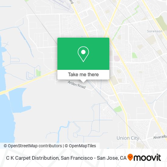 C K Carpet Distribution map