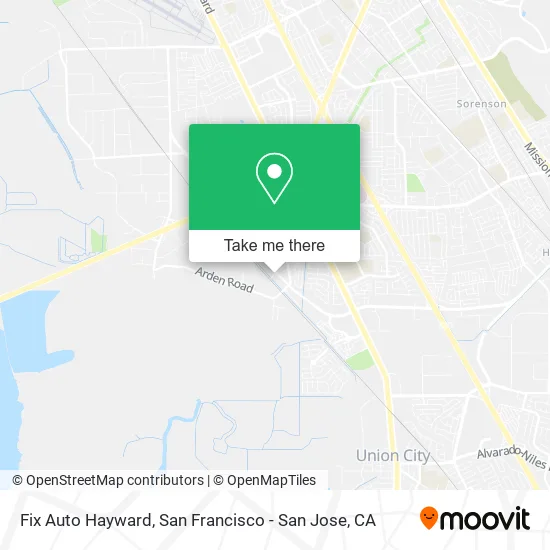 Fix Auto Hayward map