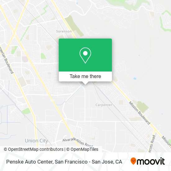 Penske Auto Center map
