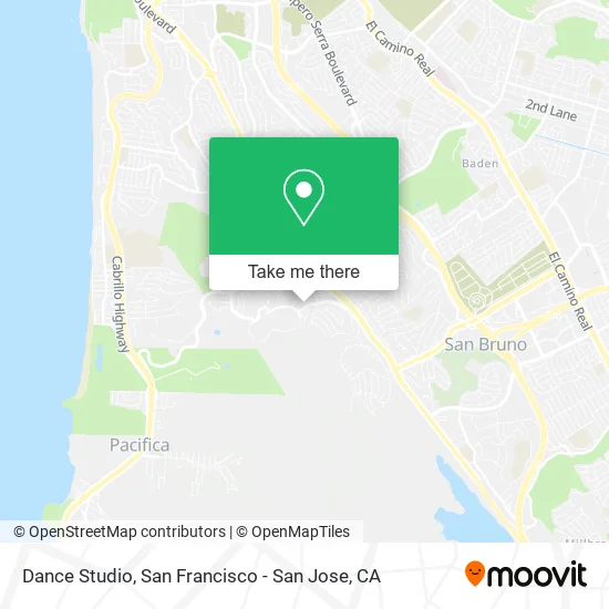Mapa de Dance Studio