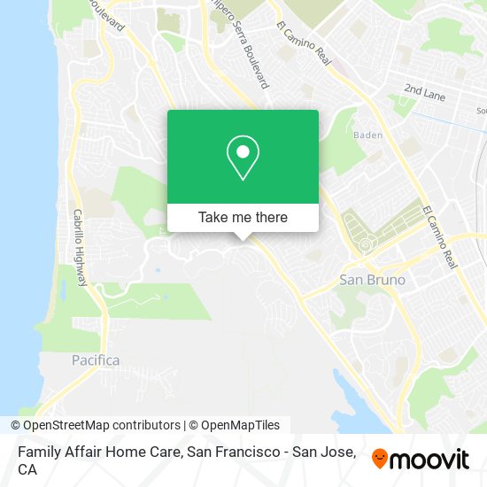 Family Affair Home Care map