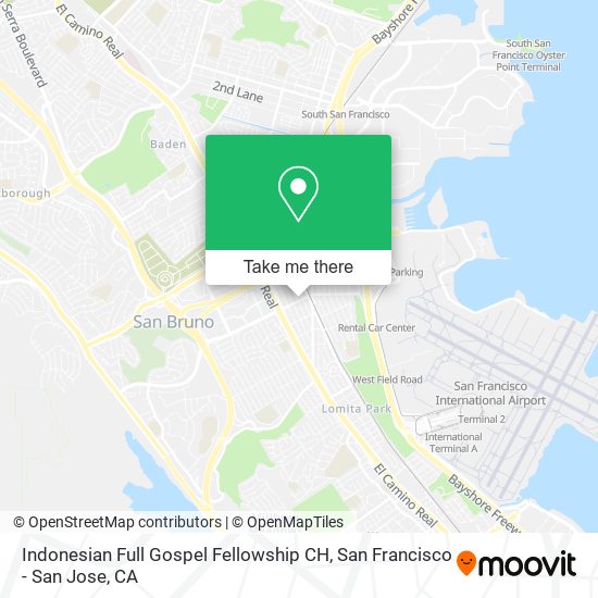 Indonesian Full Gospel Fellowship CH map