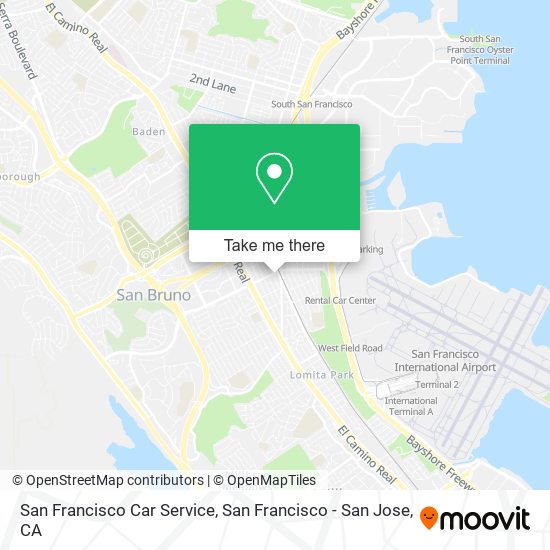 Mapa de San Francisco Car Service